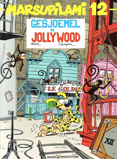 Foto van Marsupilami - 12 - gesjoemel in jollywood - andré franquin, batem - paperback (9782912536259)