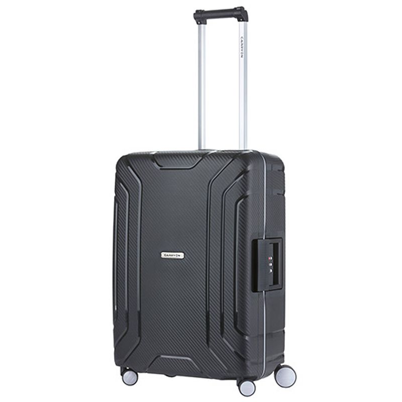 Foto van Carryon steward tsa koffer - trolley 65cm - vaste sloten - zwart