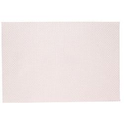 Foto van 1x rechthoekige onderleggers/placemats voor borden roze parelmoer geweven print 29 x 43 cm - placemats