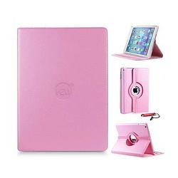 Foto van Ipad mini 3 hoes, licht roze 360 graden draaibare hoes ipad mini hoes 1 2 3 - ipad hoes, tablethoes