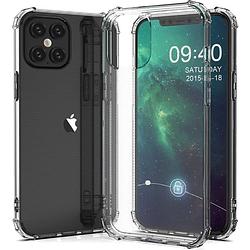 Foto van Telforceone - anti shock 1,5mm case voor iphone 12 pro max 6,7"" transparant