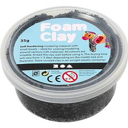 Foto van Foam clay klei zwart 35 gram (78920)