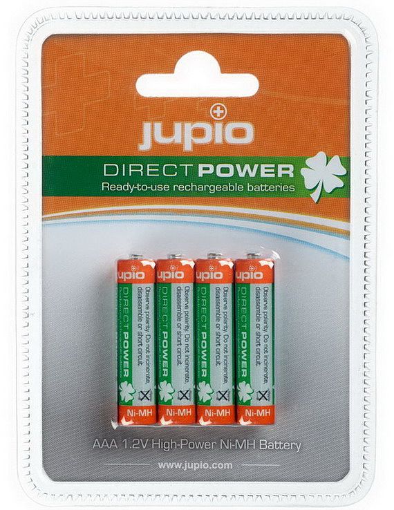 Foto van Pak van 20 x jupio aaa batterijen direct power 850mah