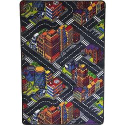 Foto van Speelkleed - verkeerskleed - speeltapijt - stratentapijt - smart city 100 x 150 cm - design 13
