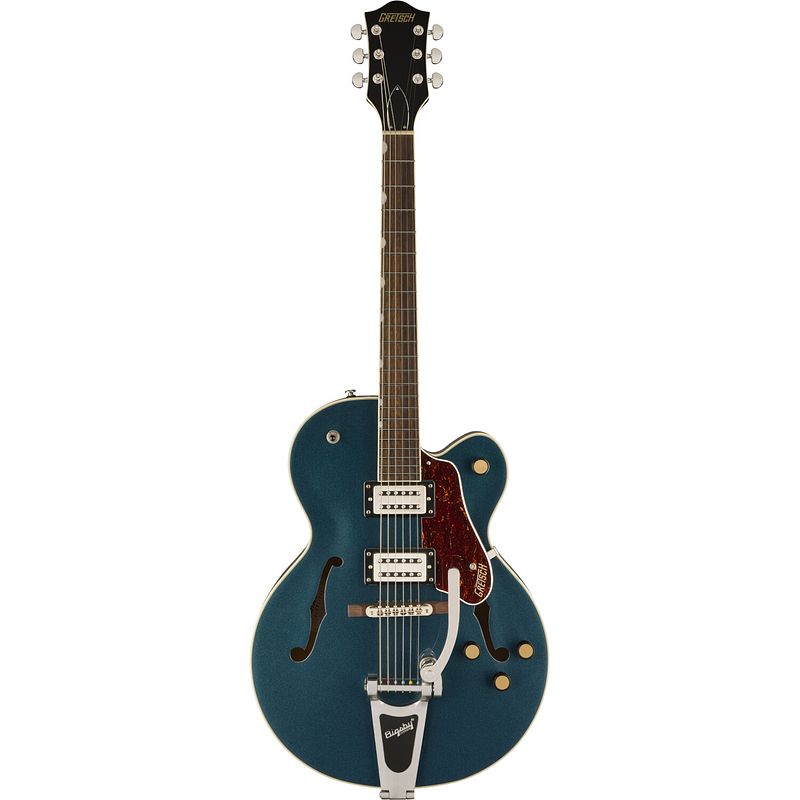 Foto van Gretsch g2420t streamliner hollow body midnight sapphire il semi-akoestische gitaar