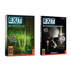 Foto van Spellenbundel - 2 stuks - exit - het geheime lab & de duistere catacomben