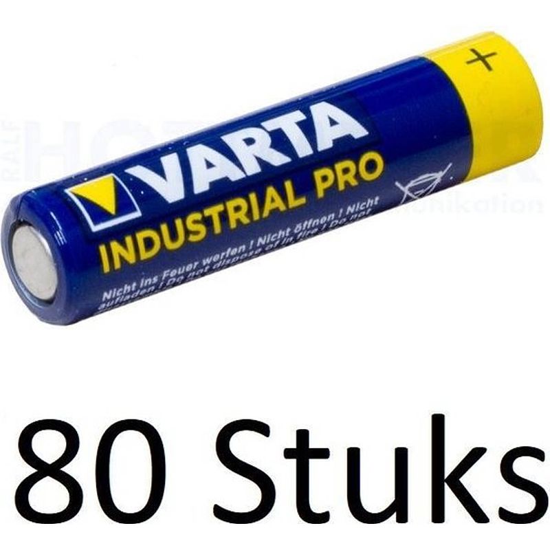 Foto van 80 stuks varta industrial pro aa (bulk verpakking)