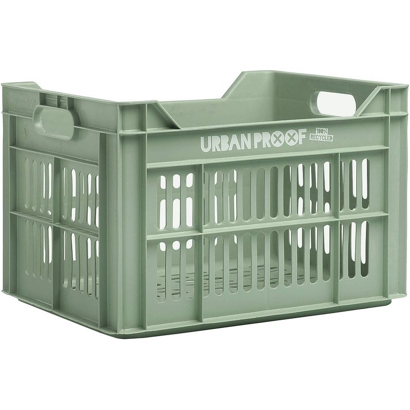 Foto van Urban proof fietskrat recycled 30 liter polypropyleen mintgroen