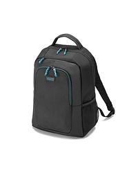 Foto van Dicota spin backpack 39,6cm 14-15.6inch laptop tas zwart