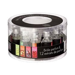 Foto van Decopatent® oliebrander set - aromabrander voor geurolie - incl 12x