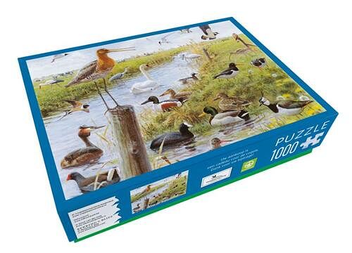 Foto van Puzzel - 1.000 stukjes -vogels - elwin van der kolk - vogelbescherming - overig (8716951343845)