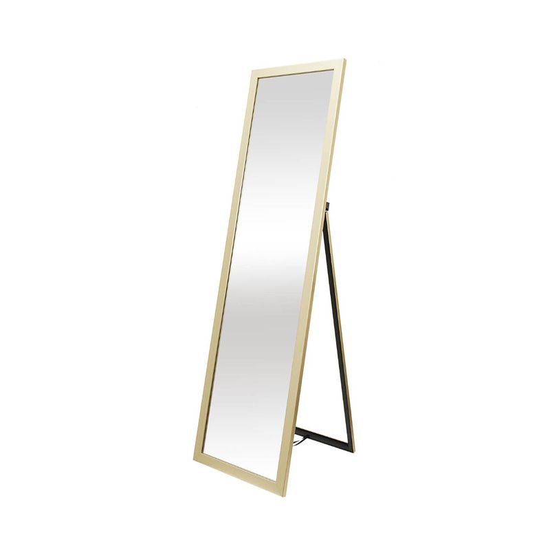 Foto van Misou passpiegel - goud - staande spiegel - 36x124cm