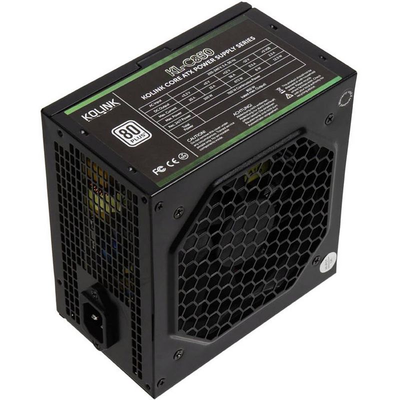 Foto van Kolink core pc netvoeding 850 w atx 80 plus