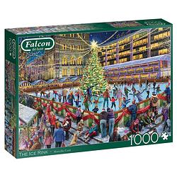 Foto van Falcon legpuzzel the ice rink 68 x 50 karton 1000 stukjes