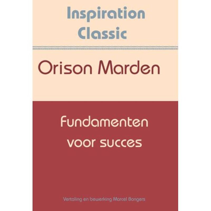 Foto van Fundamenten voor succes - inspiration classic