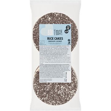 Foto van Biotoday rice cakes chocoladekokos 6 x 17,5 g bij jumbo