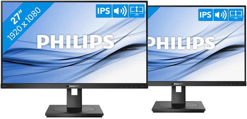 Foto van 2x philips 272b1g/00