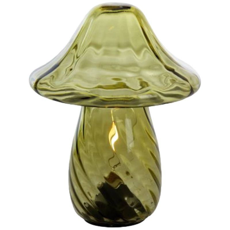 Foto van Light & living tafellamp led mushroom green 23cm