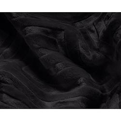 Foto van Sleeptime deken - 100% fleece - 200x240 - tweepersoons - zwart