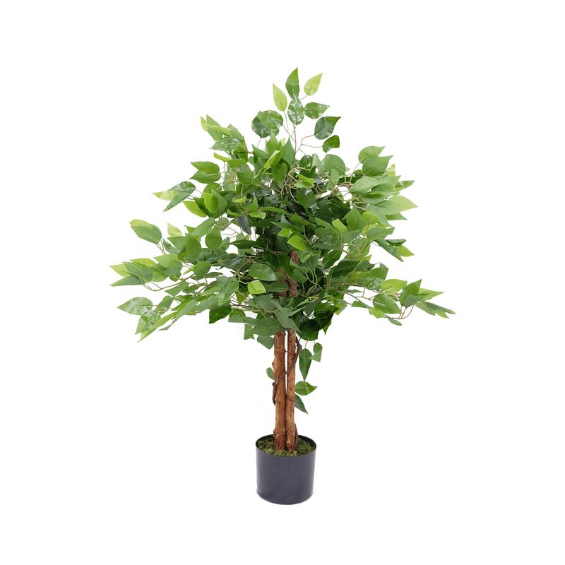 Foto van Ficus kunstboom 90cm