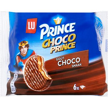 Foto van Lu prince choco prince chocolade 6 koeken 170g bij jumbo