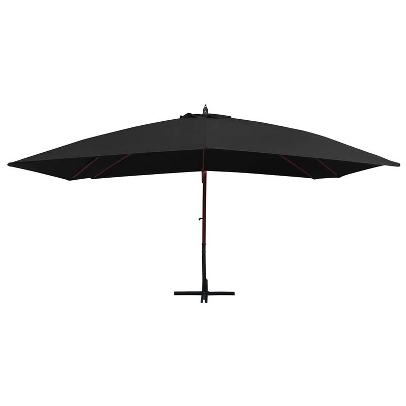 Foto van The living store hangparasol elegance - parasol - 400x300x285 cm - zwart