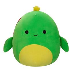 Foto van Squishmallows knuffel lars de neon groene schildpad - 30 cm