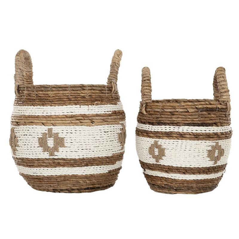 Foto van Must living basket cuzco, set of 2,37xø28 cm / 41xø36 cm