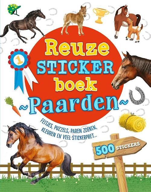 Foto van Reuzestickerboek paarden - claire sipi - paperback (9789036641395)