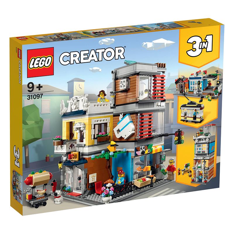 Foto van Lego creator 3in1 huis dierenwinkel en café 31097