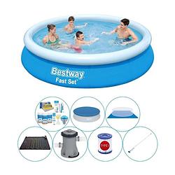 Foto van Bestway fast set rond 366x76 cm - zwembad set