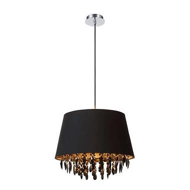 Foto van Lucide hanglamp dolti - zwart - ø45 cm - leen bakker