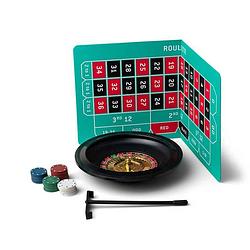 Foto van Gentlemens hardware mini roulette spel - compact formaat - organiseer thuis je eigen casino avond