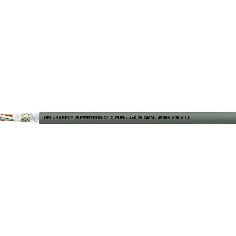 Foto van Helukabel 49677-500 geleiderkettingkabel s-tronic-c-purö 4 x 0.34 mm² grijs 500 m