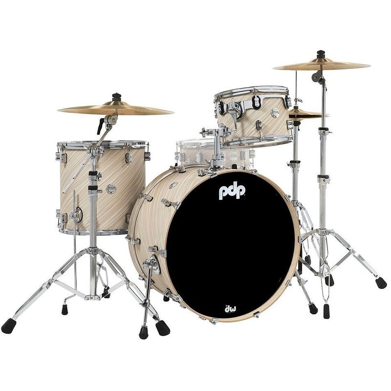 Foto van Pdp drums pd805428 concept maple finish ply twisted ivory 3d. shellset