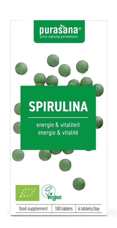 Foto van Purasana spirulina tabletten