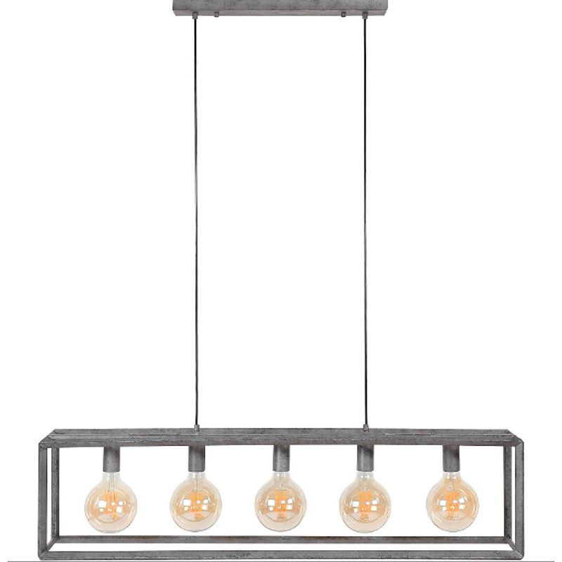 Foto van Anli-style hanglamp 5l 45 graden buis