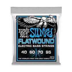 Foto van Ernie ball 2815 extra slinky flatwound bass .040-.095 snarenset