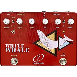 Foto van Crazy tube circuits white whale reverb tremolo effectpedaal