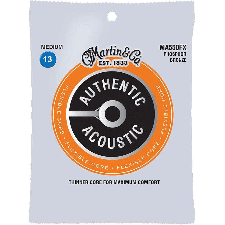 Foto van Martin strings ma550fx flexible core phosphor bronze 13-56