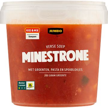 Foto van Jumbo verse soep minestrone 500g