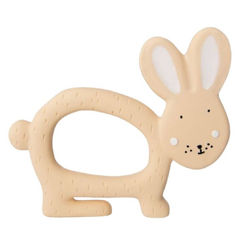 Foto van Trixie bijt- en badspeelgoed mrs. rabbit 13 cm rubber zachtroze