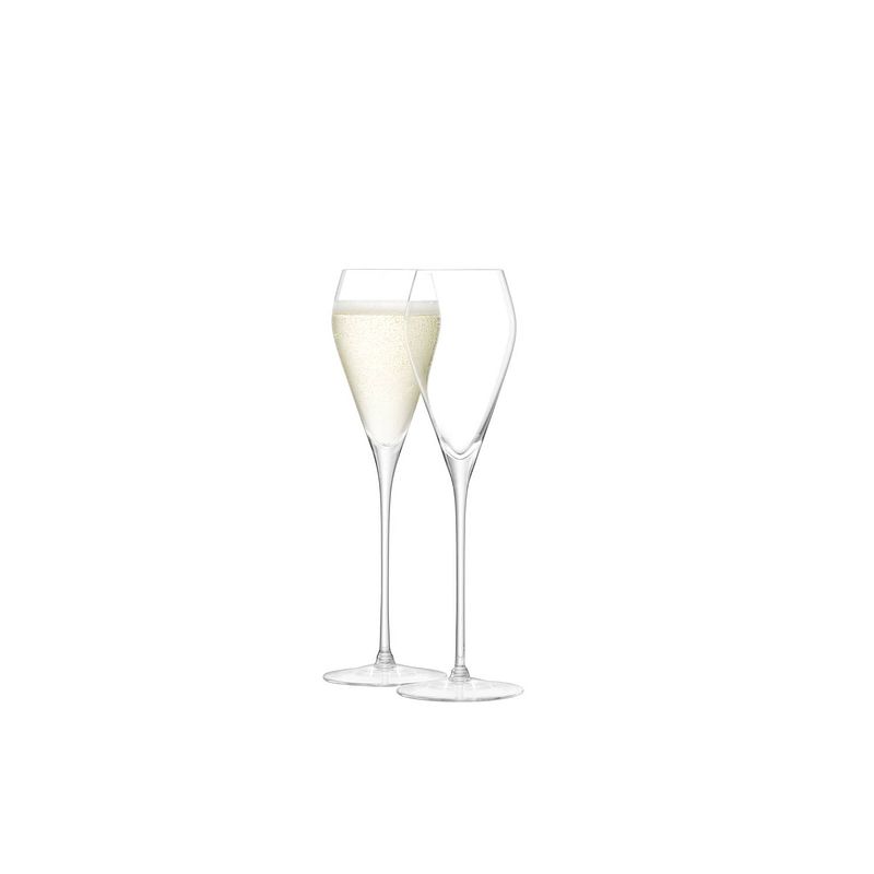 Foto van L.s.a. wijnglazen prosecco wine 250 ml glas 2 stuks