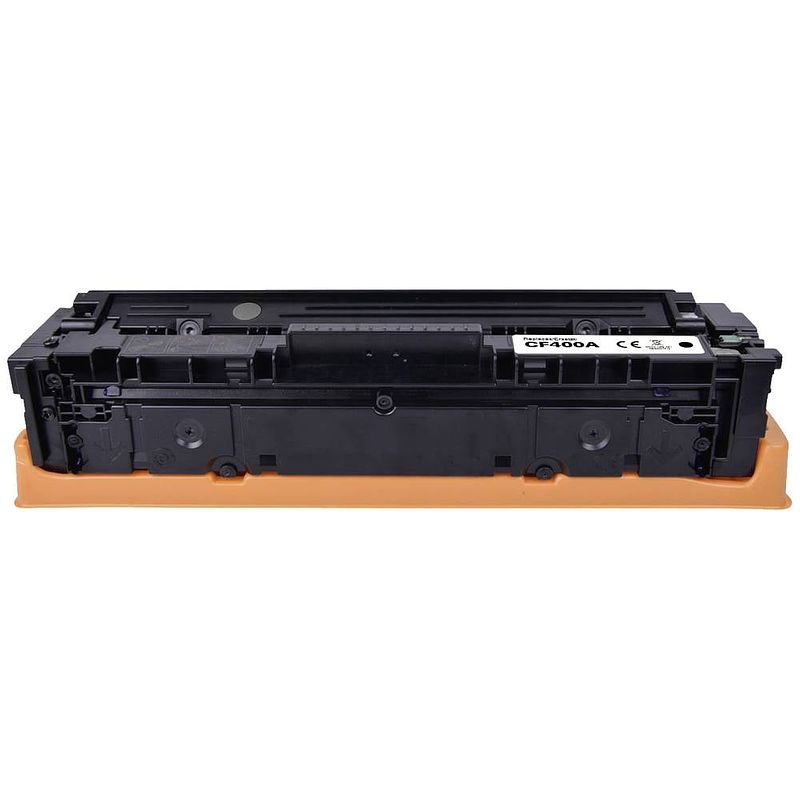 Foto van Renkforce rf-5609710 toner single vervangt hp 201a, cf400a zwart 1500 bladzijden compatibel toner