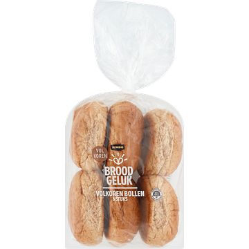 Foto van Broodgeluk volkoren bollen 6 stuks bij jumbo