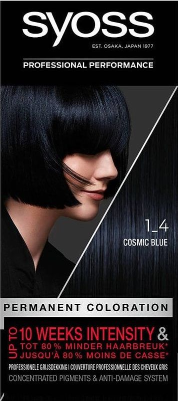 Foto van Syoss color salonplex 1-4 cosmic blue