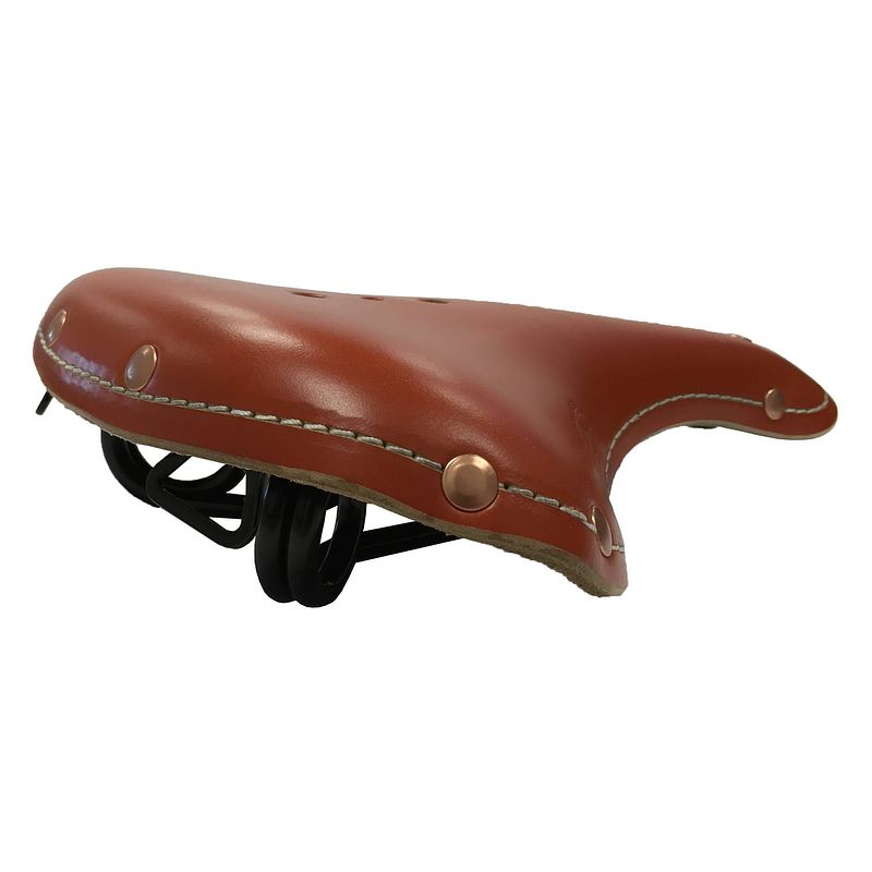 Foto van Selle monte grappa zadel old frontiers classic leer 28 cm cognac