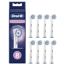 Foto van Oral-b sensitive clean opzetborstel - 8 stuks