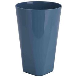 Foto van 4x stuks onbreekbare kunststof bekers - blauw - 350 ml - drinkbekers