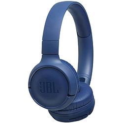 Foto van Jbl tune 500 bt on ear koptelefoon bluetooth blauw noise cancelling headset, vouwbaar